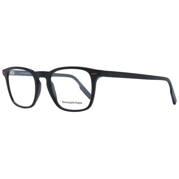 Ermenegildo Zegna Black Plastic Glasses Men´s (Frames)